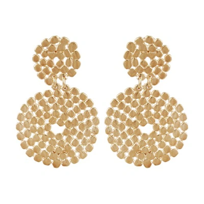 Shop Gas Bijoux Onde Lucky Mini Earrings In Gold