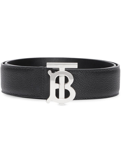 Shop Burberry Tb Leather Belt