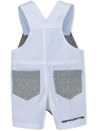 Lapin House Colour-block Dunagrees In Grey