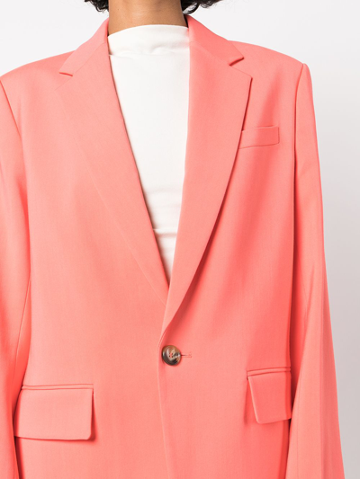 Shop A.l.c Dakota Single-breasted Jacket In Pink