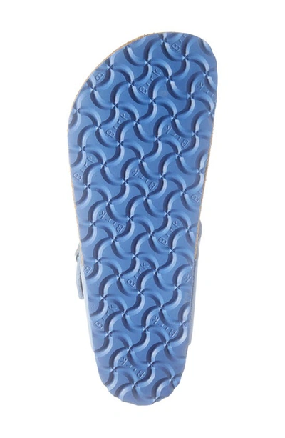 Shop Birkenstock Gizeh Braided Slide Sandal In Dusty Blue