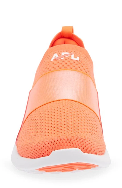 Shop Apl Athletic Propulsion Labs Techloom Bliss Knit Running Shoe In Impulse Red / White