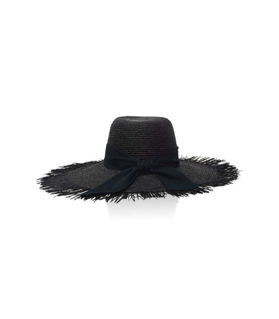 Shop Gigi Burris Astrid Panama Straw Hat - Black