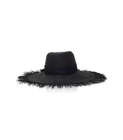 Shop Gigi Burris Astrid Panama Straw Hat - Black