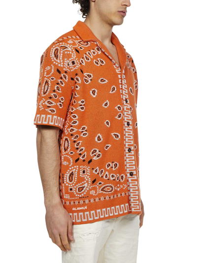 Shop Alanui Shirt In Orange