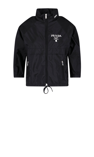 Shop Prada Waterproof Re-nylon Jacket