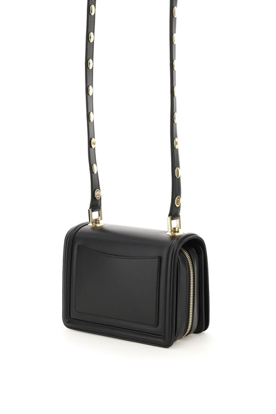 Shop Dolce & Gabbana Leather Lola Crossbody Bag In Black