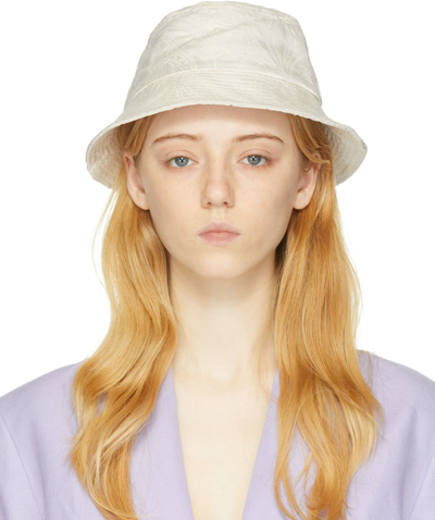 Shop Stine Goya Off-white Merina Bucket Hat In 2022 Brazilian Sand