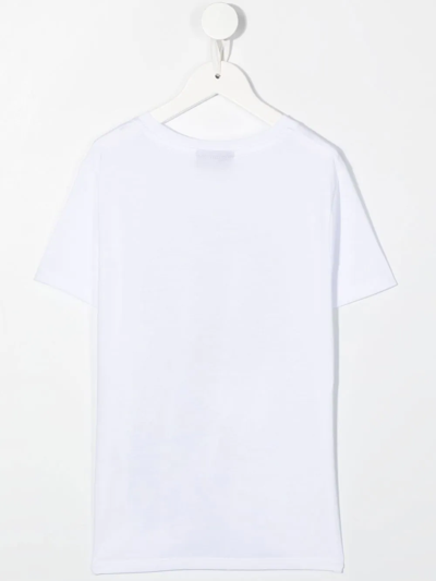 Shop Save The Duck Logo-print T-shirt In White