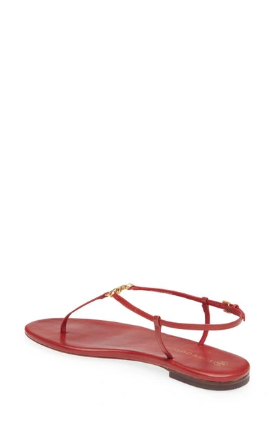 Shop Tory Burch Capri Ankle Strap Sandal In Tory Red