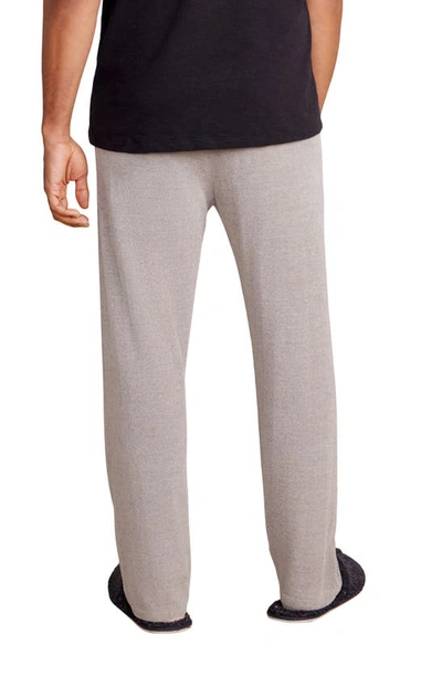 Barefoot Dreams Fleece Lounge Pants In Nickle