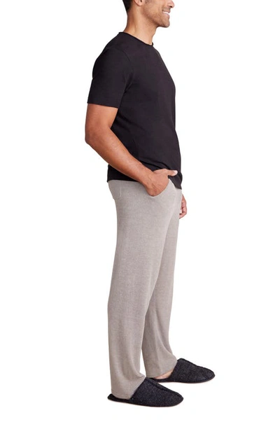 Barefoot Dreams Fleece Lounge Pants In Nickle