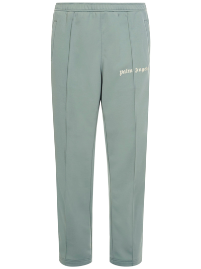 Shop Palm Angels Trousers Clear Blue
