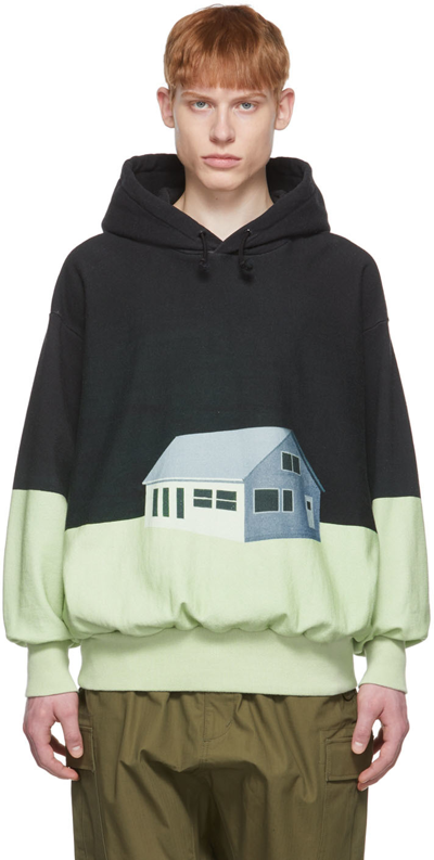 Undercover House Graphic-print Relaxed-fit Cotton Jersey Hoody In