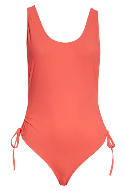 Shop Isabel Marant Symi One-piece Swimsuit In Poppy Red
