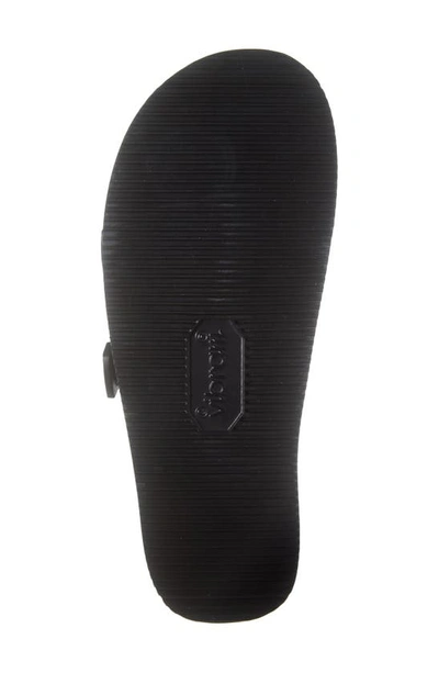 Shop Suicoke Moto Cab Platform Slide Sandal In All Black