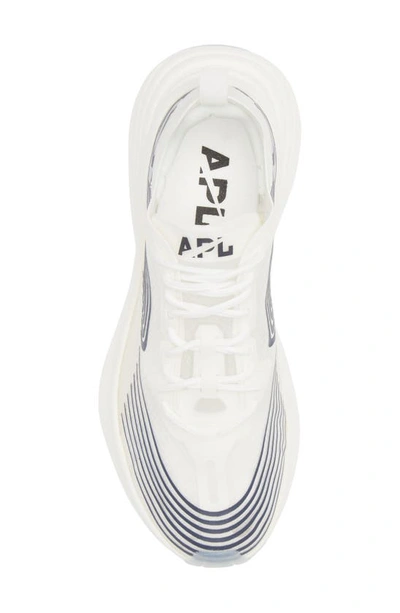 Shop Apl Athletic Propulsion Labs Streamline Running Shoe In Clear / Midnight / White