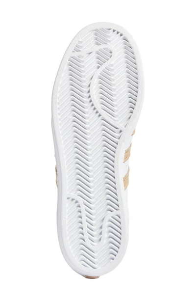Shop Adidas Originals Superstar Sneaker In White/ St Pale Nude/ White