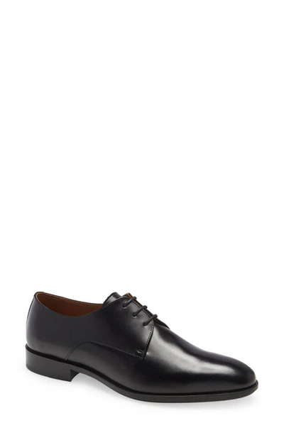 Shop Hugo Boss Eastside Plain Derby In Black