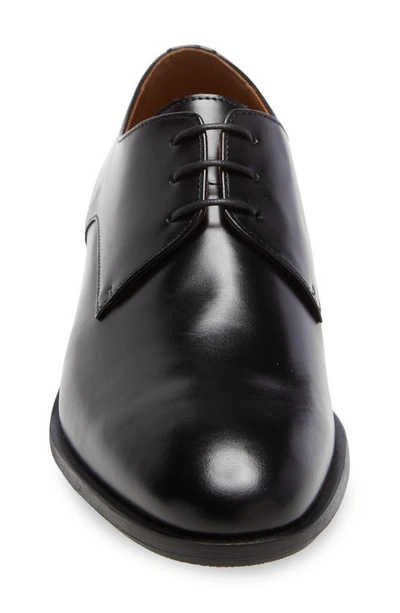 Shop Hugo Boss Eastside Plain Derby In Black