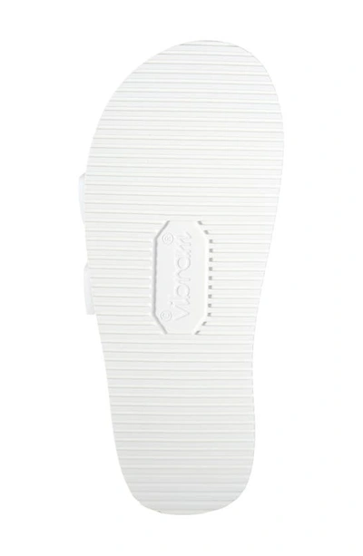Shop Suicoke Moto Cab Platform Slide Sandal In White