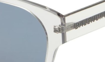 Shop Balenciaga 56mm Square Sunglasses In Grey