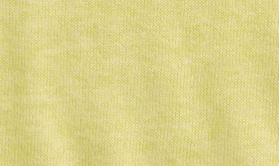 Shop Bonpoint Kids' Alpin Embroidered Cotton & Cashmere Sweater In Jaune Acide