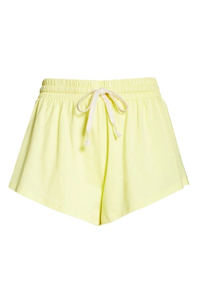Shop Ugg Pamalla Lounge Shorts In Elfin Yellow