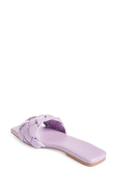 Shop Open Edit Lucca Slide Sandal In Purple Spray