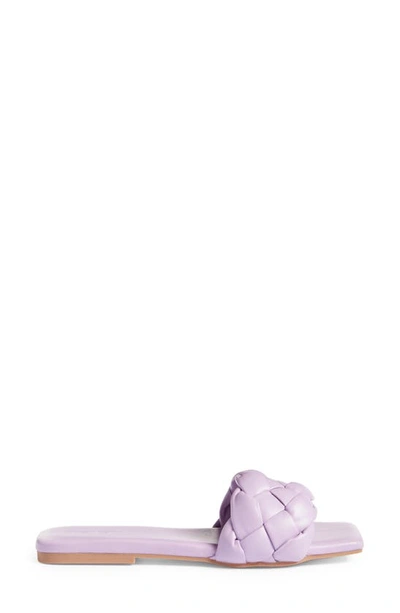 Shop Open Edit Lucca Slide Sandal In Purple Spray