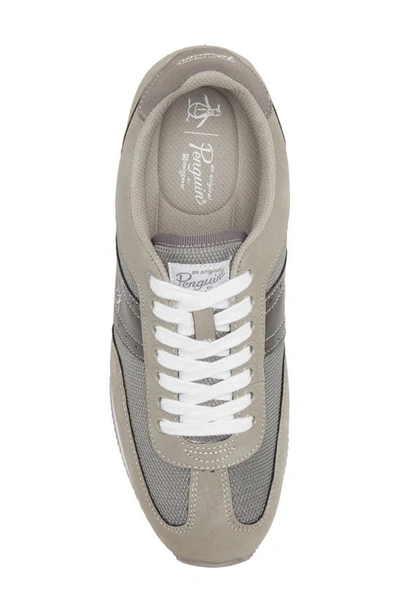Shop Original Penguin Breaker Sneaker In Grey Textile