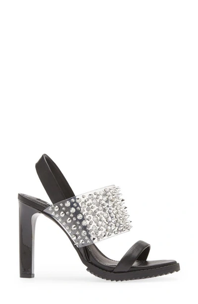 Shop Dkny Balto Embellished Slingback Sandal In Black