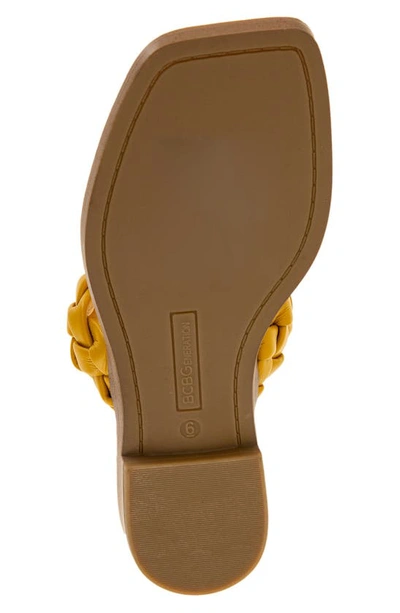Shop Bcbg Letti Toe Ring Sandal In Golden Yellow
