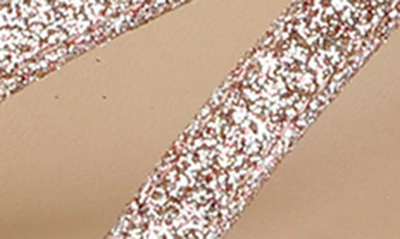 Shop Jewel Badgley Mischka Devorah Sandal In Rose Gold Glitter