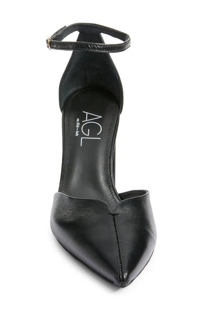 Shop Agl Attilio Giusti Leombruni Nadine D'orsay Pointed Toe Pump In Black