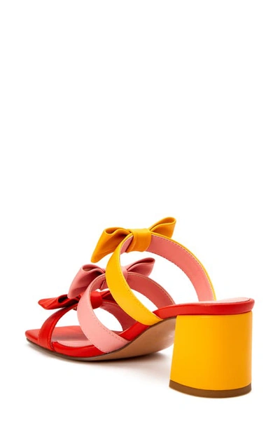 Shop Katy Perry The Bow Sandal In Mango/ Pink/ Orange