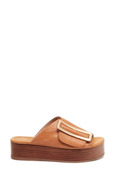 Kelsi Dagger Brooklyn Dover Platform Sandal In Light Saddle