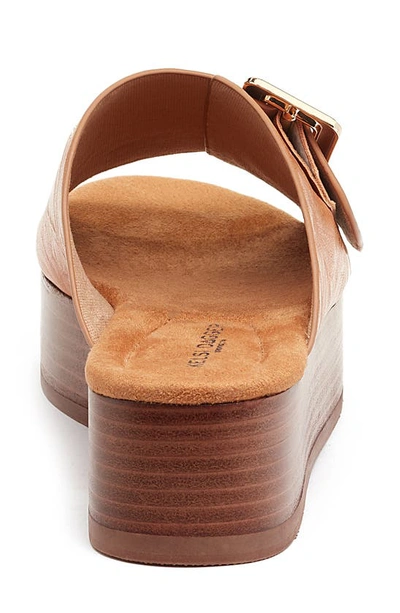 Kelsi Dagger Brooklyn Dover Platform Sandal In Light Saddle