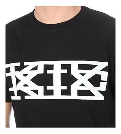 Shop Ktz Logo Cotton T-shirt In Black