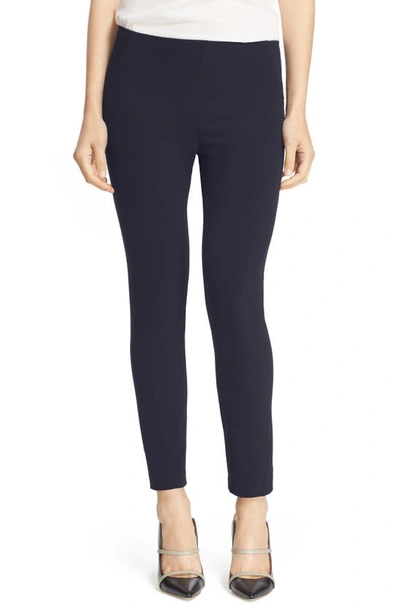 Shop Veronica Beard Scuba Pants In Navy