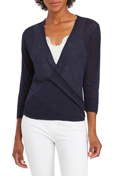 Nic + Zoe Lightweight 4-way Cardigan In Dark Indigo In Blue