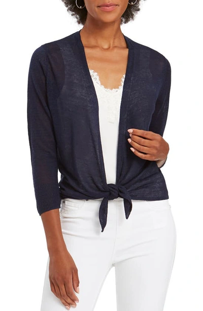 Shop Nic + Zoe Convertible Cardigan In Dark Indigo