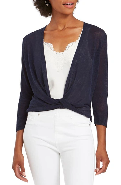 Shop Nic + Zoe Convertible Cardigan In Dark Indigo