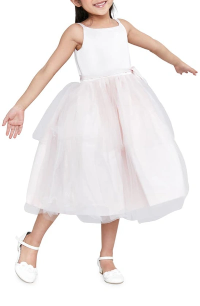 Shop Us Angels Tulle Ballerina Dress In Blush Pink