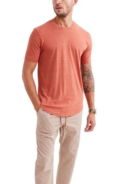 Shop Goodlife Tri-blend Scallop Crew T-shirt In Clay