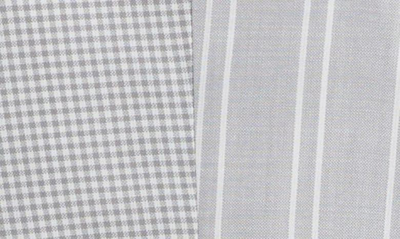 Thom Browne Mixed Print Wool Hopsack Classic Blazer In Med Grey