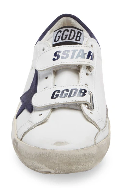 Shop Golden Goose Kids' Old School Sneaker In White