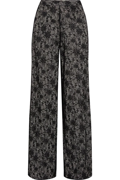 Alice And Olivia Lace Wide-leg Pants