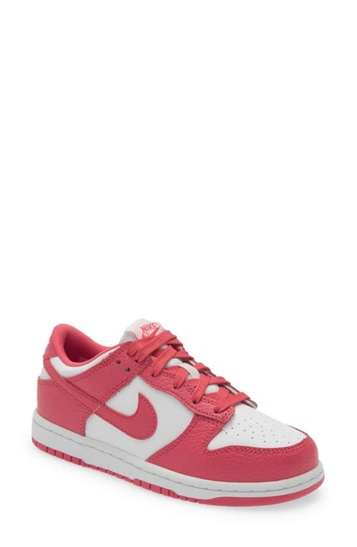 Shop Nike Dunk Low Sneaker In White/ Archaeo Pink