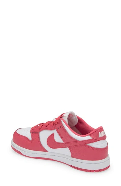 Shop Nike Dunk Low Sneaker In White/ Archaeo Pink